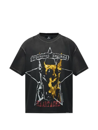 REPRESENT GRAPHIC-PRINT T-SHIRT