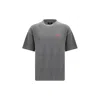 Represent Cotton Logo T-shirt In Gray