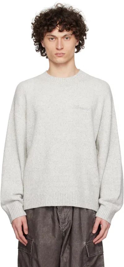 Represent Gray Marled Knit Sweater