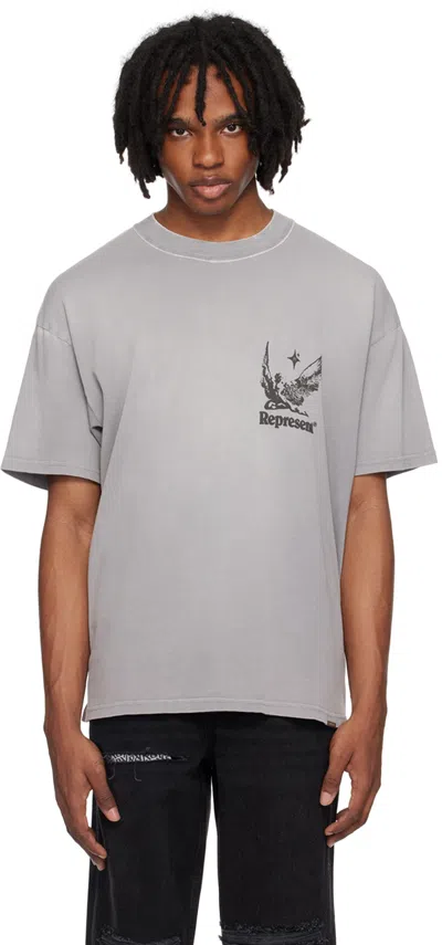 Represent Gray 'spirits Of Summer' T-shirt In Mist
