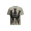 Represent Sage Green Cotton Thoroughbred T-shirt In Multi