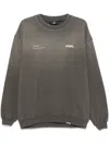 Represent Patron Of The Club Washed Sweatshirt In Green