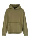 Represent Green Sweatshirt With Logo Lettering On The Front And Faded Effect In Cotton Man In Green