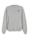 Represent Grey Crewneck Sweatshirt With Logo Lettering On The Front And Maxi Logo Print On The Rear In Cotton  In Grey