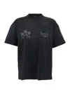 Represent Graphic Print Crewneck Short Sleeve T-shirt In Black