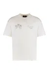 Represent Hand Drawn Thoroughbred Oversized T-shirt In White