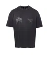 Represent Graphic Print Crewneck Short Sleeve T-shirt In Black