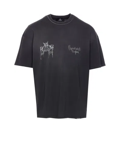 REPRESENT HAND DRAWN THOROUGHBRED DOGS T-SHIRT