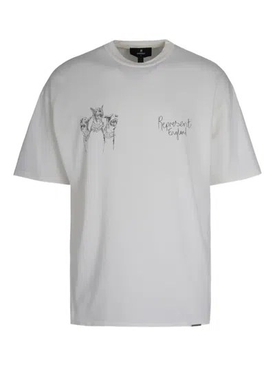 REPRESENT HAND DRAWN THOROUGHBRED T-SHIRT
