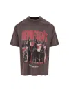 Represent Graphic Crew Neck T-shirt Short Sleeves In Brown