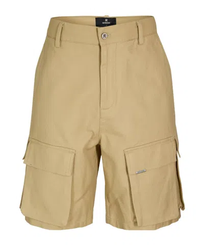 Represent High-waisted Cargo Knee-length Shorts In Brown