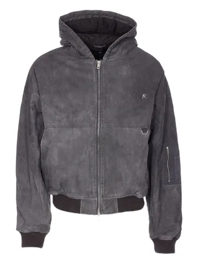 REPRESENT HOODED BOMBER JACKET