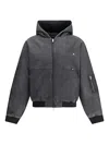 Represent Hooded Bomber Washed In Gray