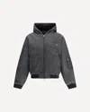 Represent Hooded Bomber Washed In Black