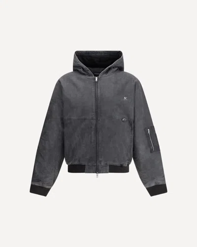 REPRESENT HOODED BOMBER WASHED