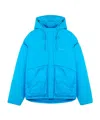 Represent Hooded Down Jacket In Blue