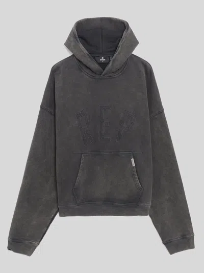 Represent Rep Appliqué Hoodie In Grey