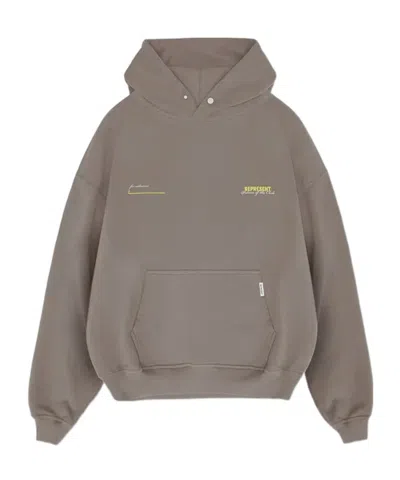 Represent Hooded Sweater In Gray