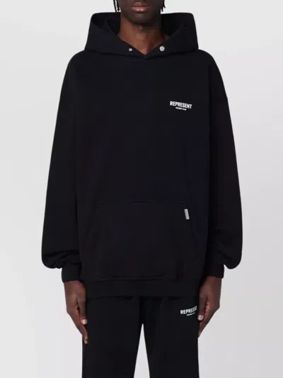 REPRESENT HOODED SWEATSHIRT OVERSIZED FRONT POCKET