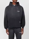 Represent Hooded Sweatshirt Oversized Kangaroo Pocket In Black