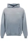 Represent Powder Blue Cotton Sweatshirt In Grey