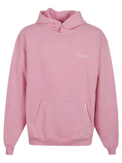 Represent Hooded Sweatshirt With Graphic Detail In Pink