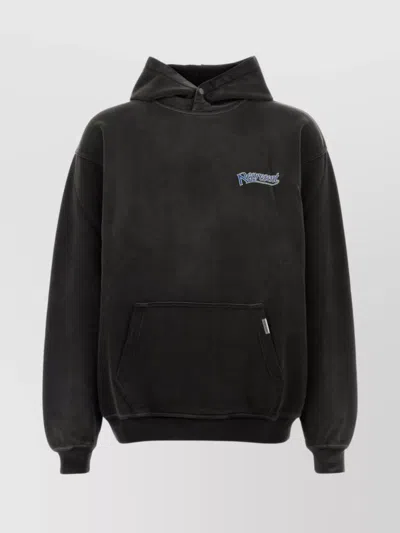 REPRESENT HOODED SWEATSHIRT WITH GRAPHIC PRINT AND POCKET