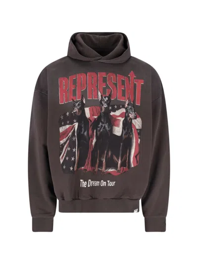 Represent Hoodie Dream On Tour In Brown