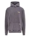 Represent Cotton Sweatshirt With Frontal And Back Logo In Grey