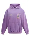 Represent Logoed Hoodie In Violet