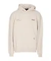 Represent Classic Hoodie With Front Kangaroo Pocket And Adjustable Drawstring In Neutral