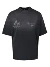 Represent Hand Drawn Thoroughbred T-shirt In Black