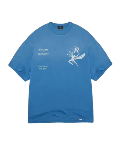 Represent Icarus Cotton T-shirt In Blue