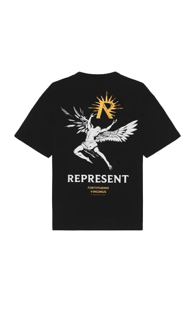 Represent Icarus T-shirt In 乌黑
