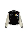 Represent Initial Bomber Jacket Jacket In Jet Black