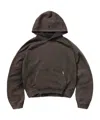 Represent Initial Boxy Hoodie In Brown