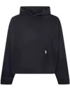 Represent "initial Boxy Oversized" Hoodie In Black