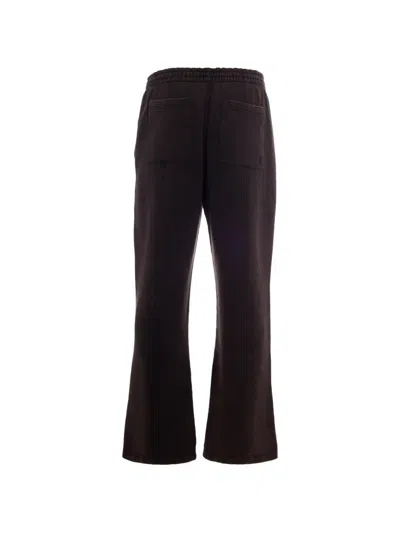 Represent Initial Coffee Logo-plaque Track Pants In Brown