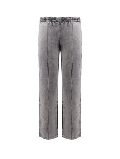 Represent Initial Cotton Jogging Trousers In Gray