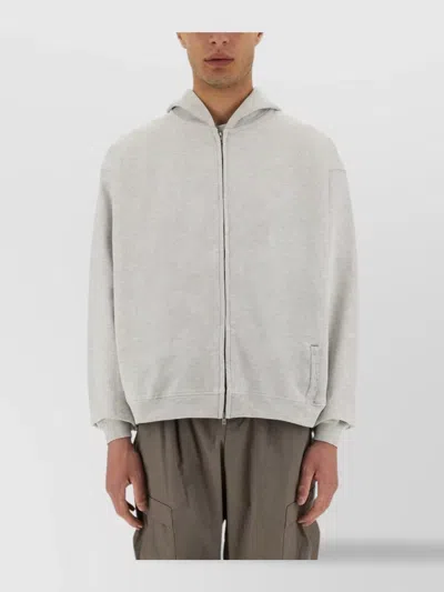REPRESENT "INITIAL" HOODED AND ZIPPERED SWEATSHIRT