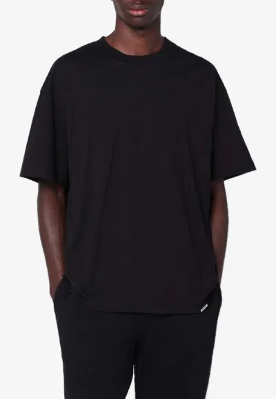 Represent Initial Oversized T-shirt In Black