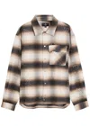 Represent Flannel Shirt With All-over Initials In Multi