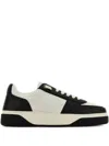 Represent Initial Leather Low-top Sneakers In Black