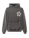 Represent Initial Star Cotton Sweatshirt In Gray