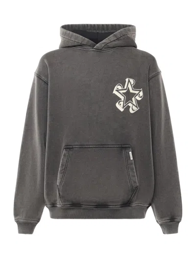 Represent Initial Star Cotton Sweatshirt In Gray