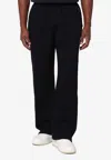 Represent Cotton Jogger Pants Elastic Waistband In Black