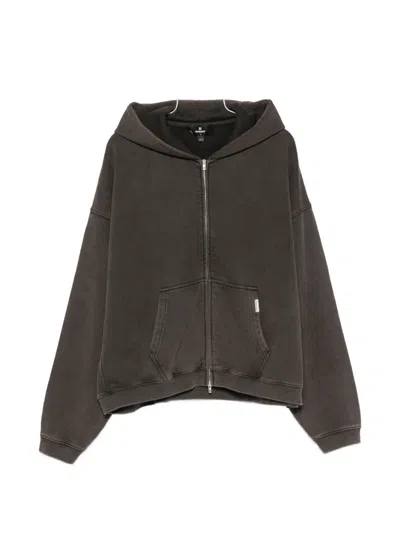 Represent Mens Coffee Initial Zip-up Cotton Hoody Xl In Brown