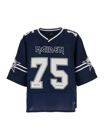 Represent Iron Maiden Anniversary Jersey In Blue