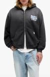 Represent Felpa  X Iron Maiden Anniversary In Cotone Antracite  Uomo In Black