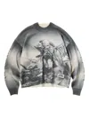 Represent Iron Maiden X Trooper Graphic Sweatshirt In Gray